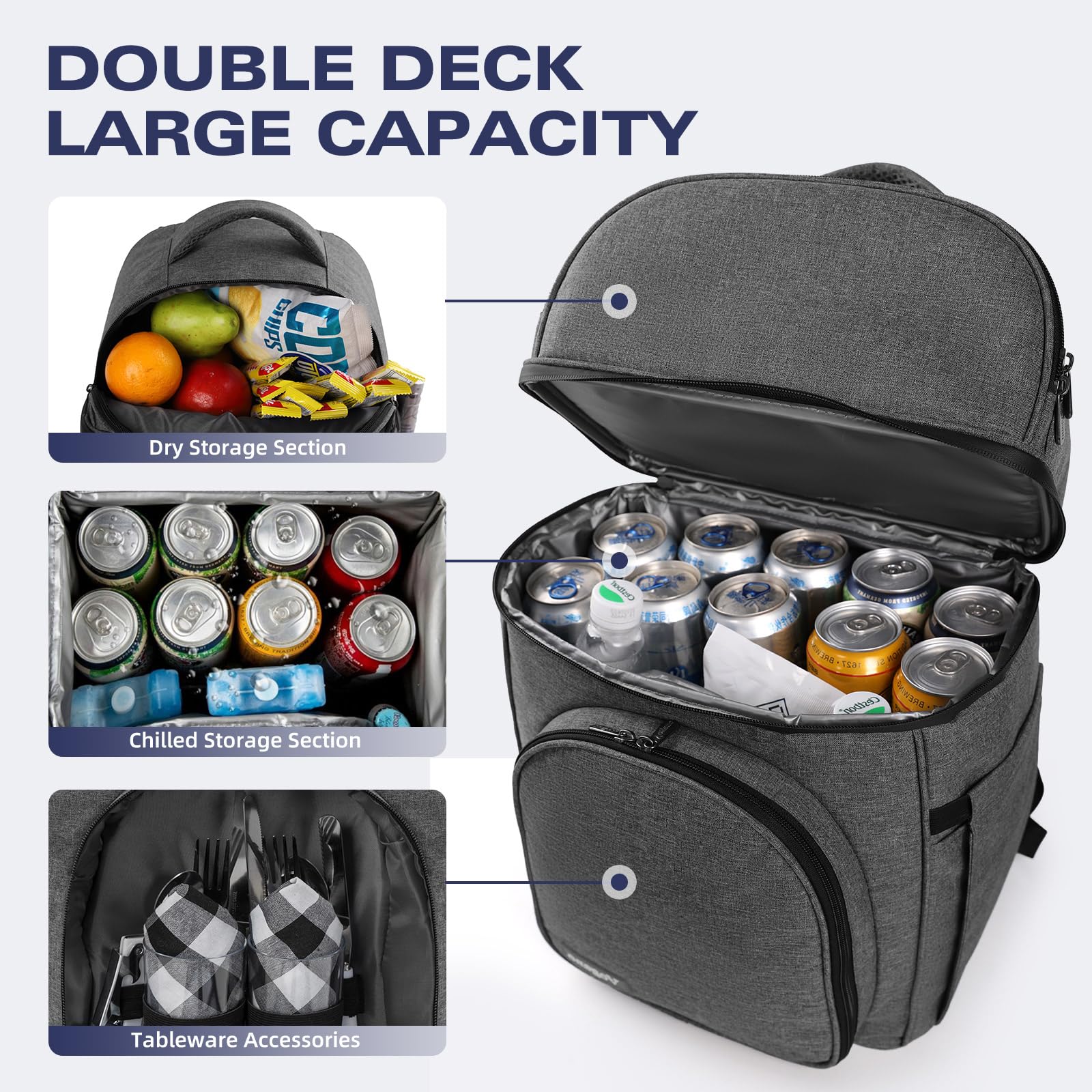 Vogano side pocket holding a wine bottle for secure bottle transport benefit