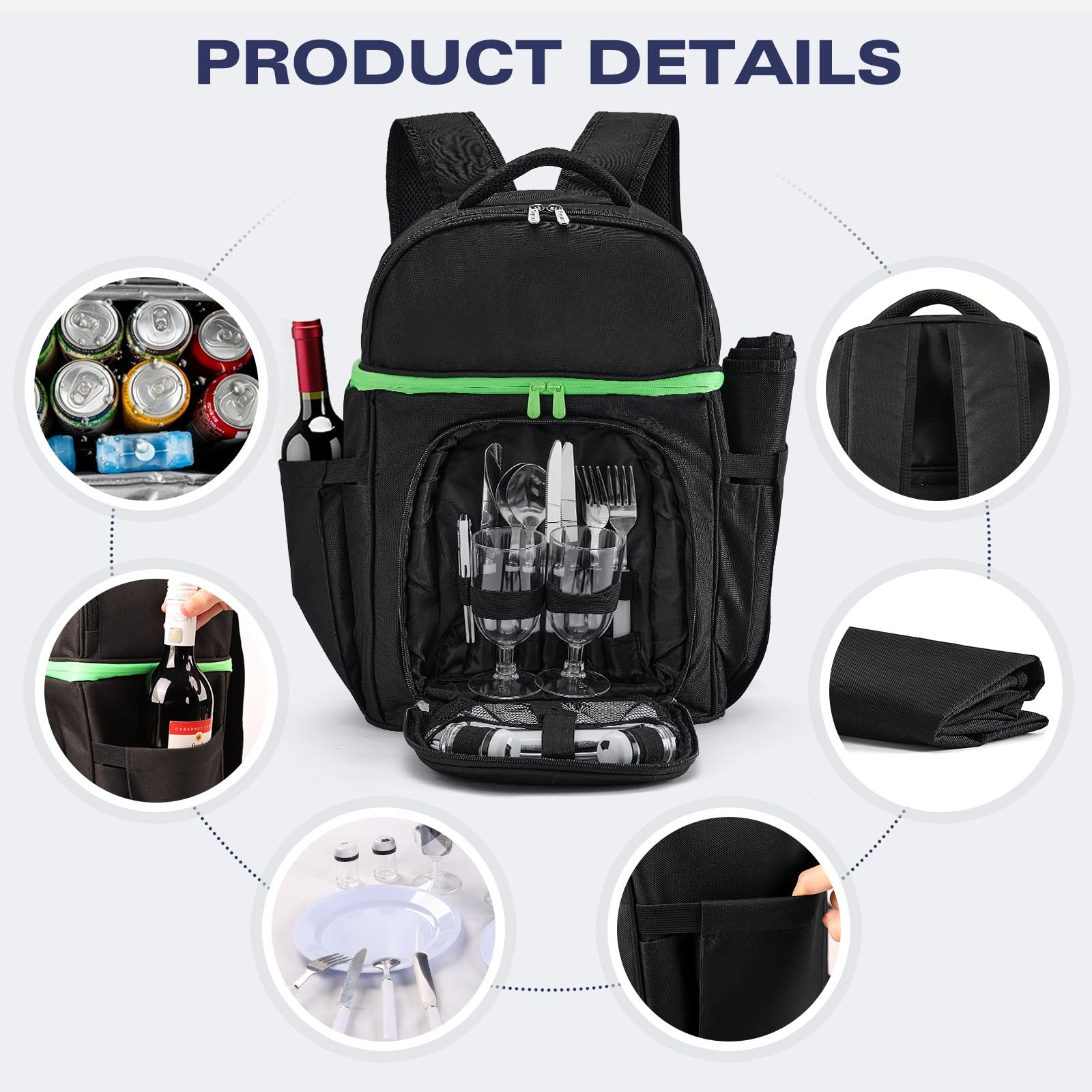 Vogano shoulder strap zip pocket close-up holding keys and cards, secure and handy