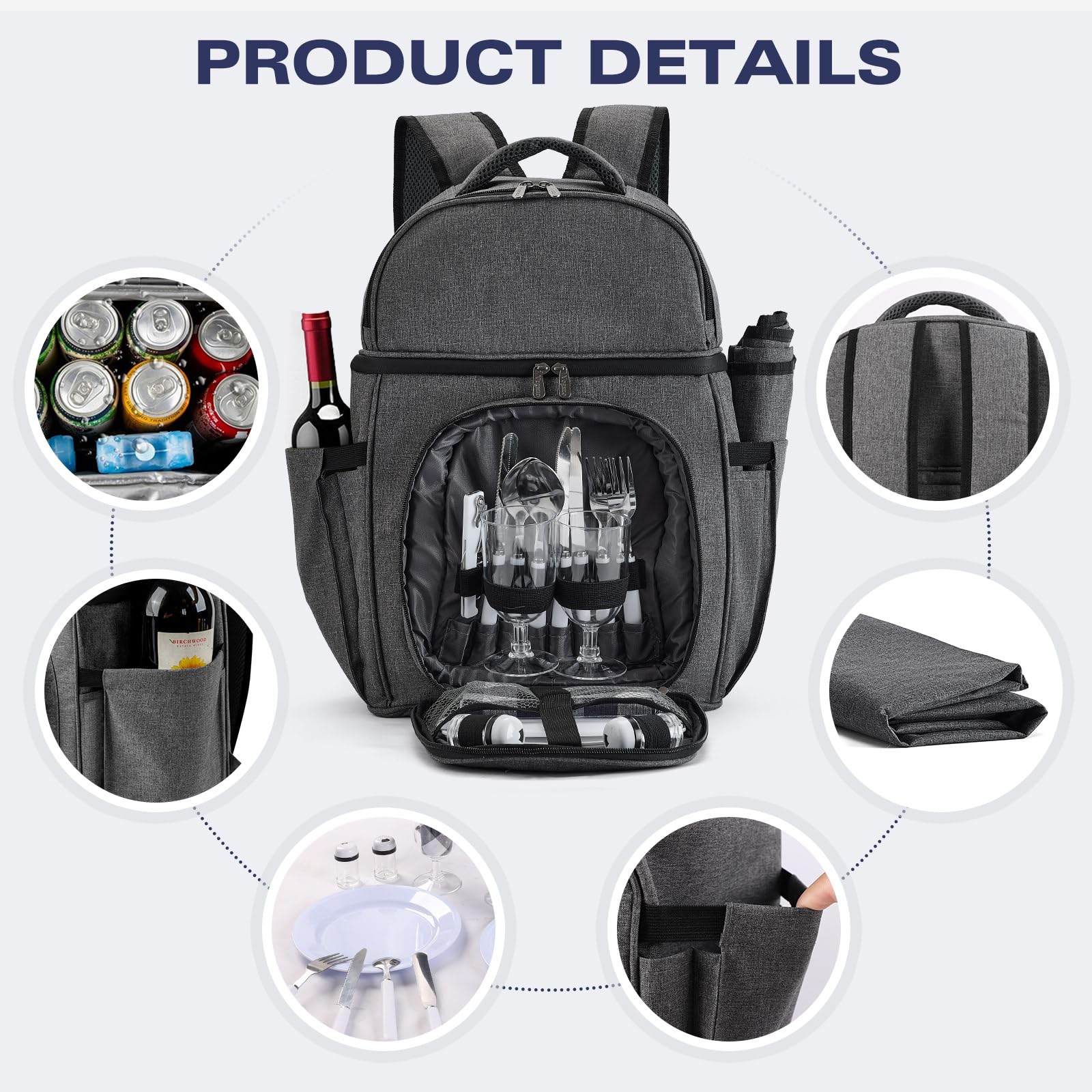 Vogano shoulder strap zipper pocket with keys demonstrating quick-access storage