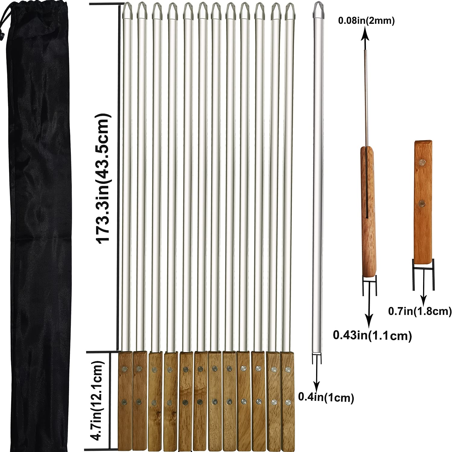 Vokop wooden handle detail showing heat protection and grip