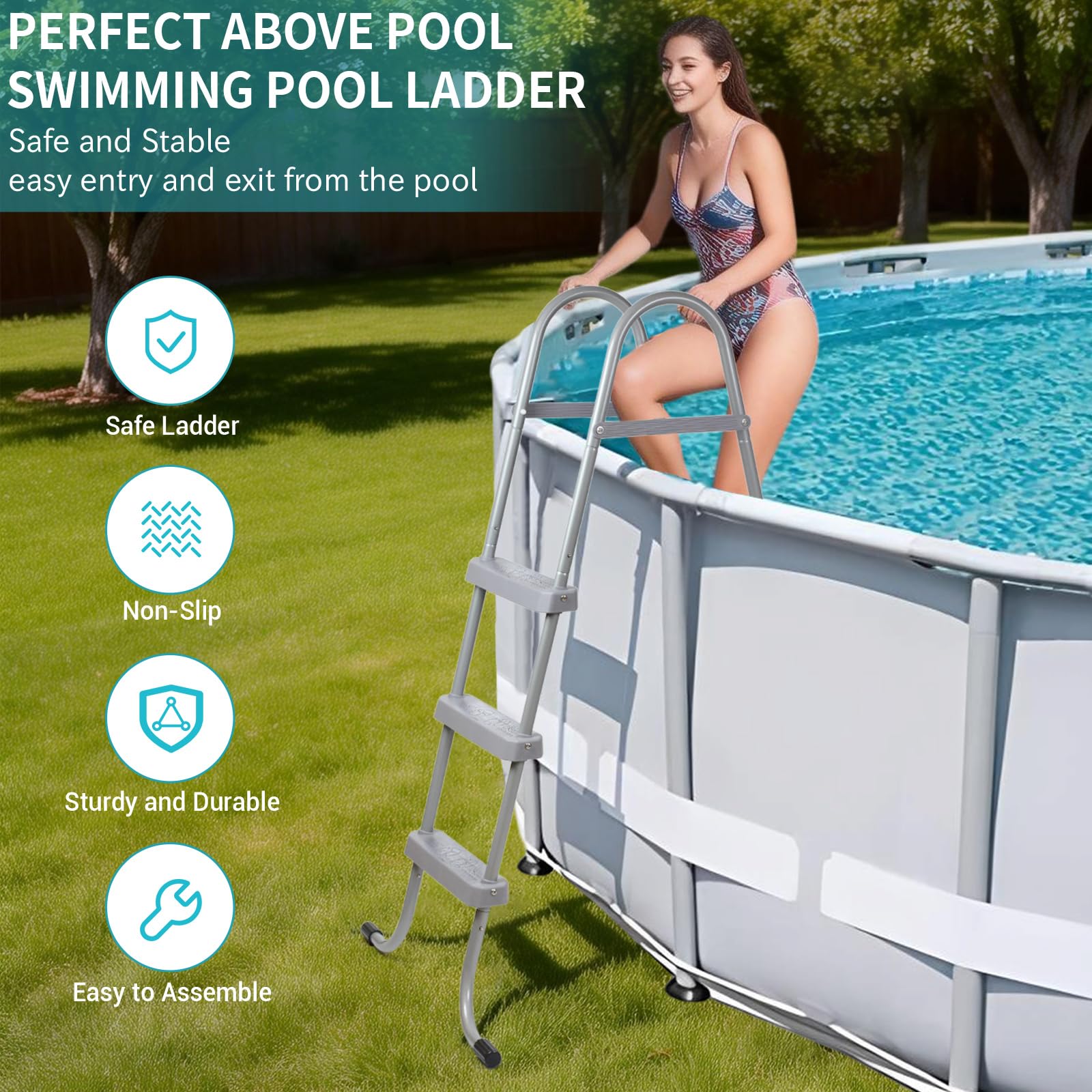 vokoroad bottom foot pad detail protecting liner and preventing ladder slip