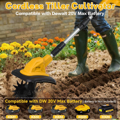 vokoroad close up of carbon steel tines showing durable soil penetration