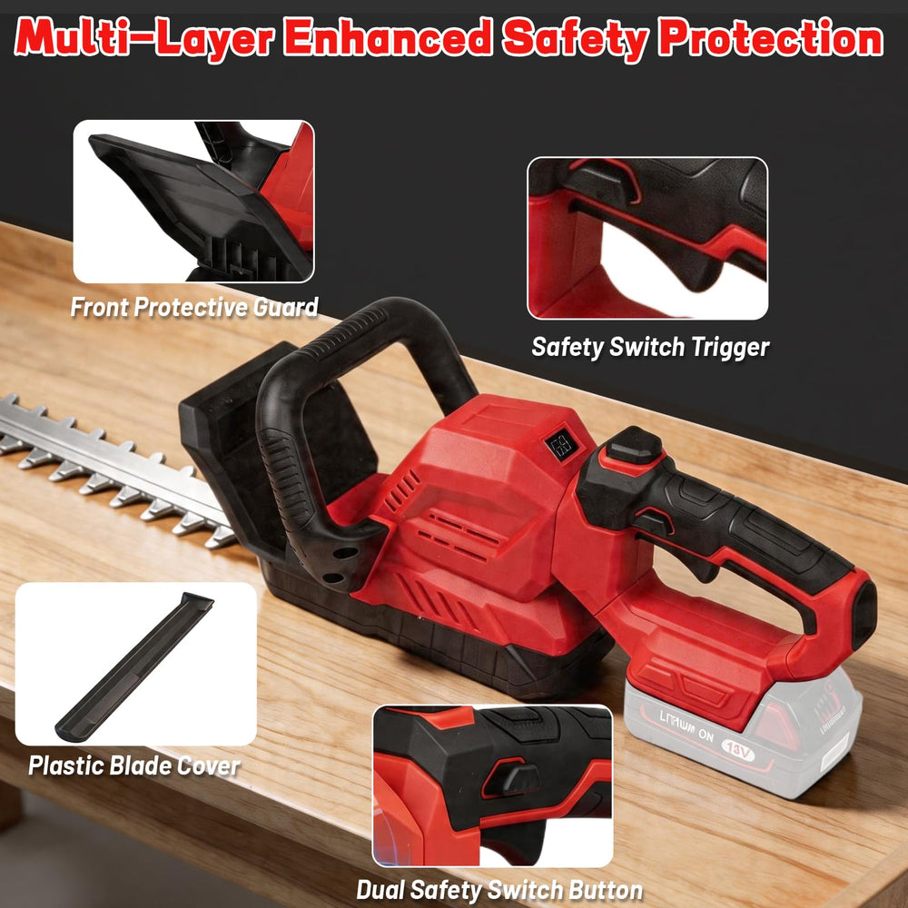 vokoroad front guard and blade cover shown protecting user and blades