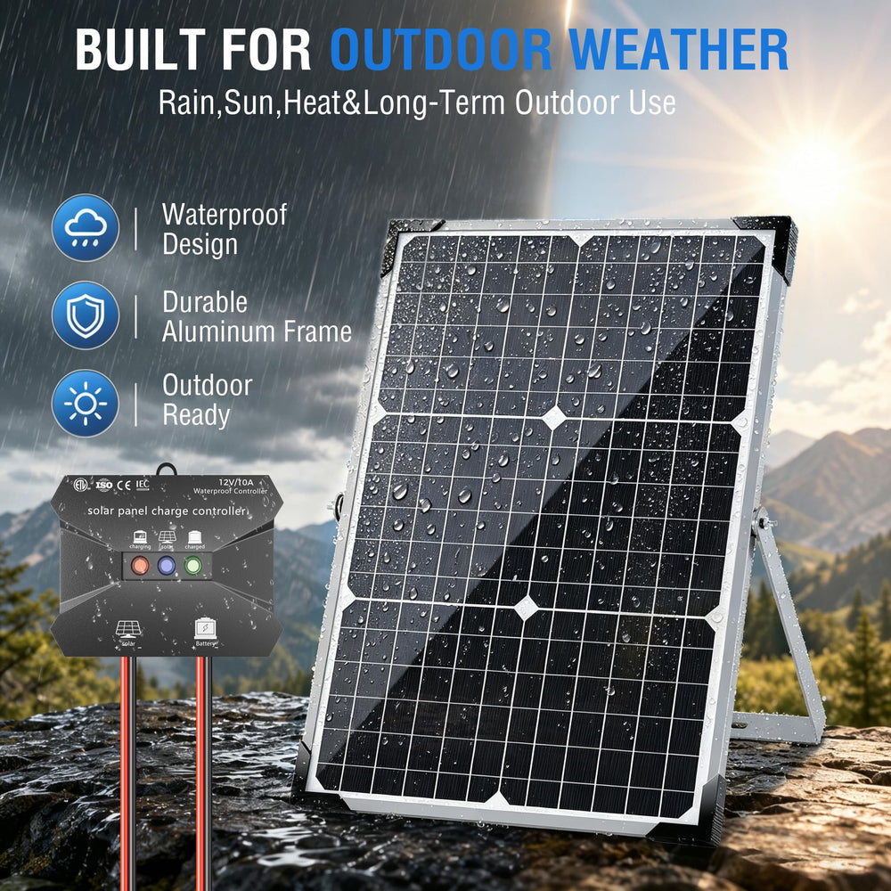 Voltset controller closeup illustrating IP67 full-potting and smart charging benefit: durable electronics