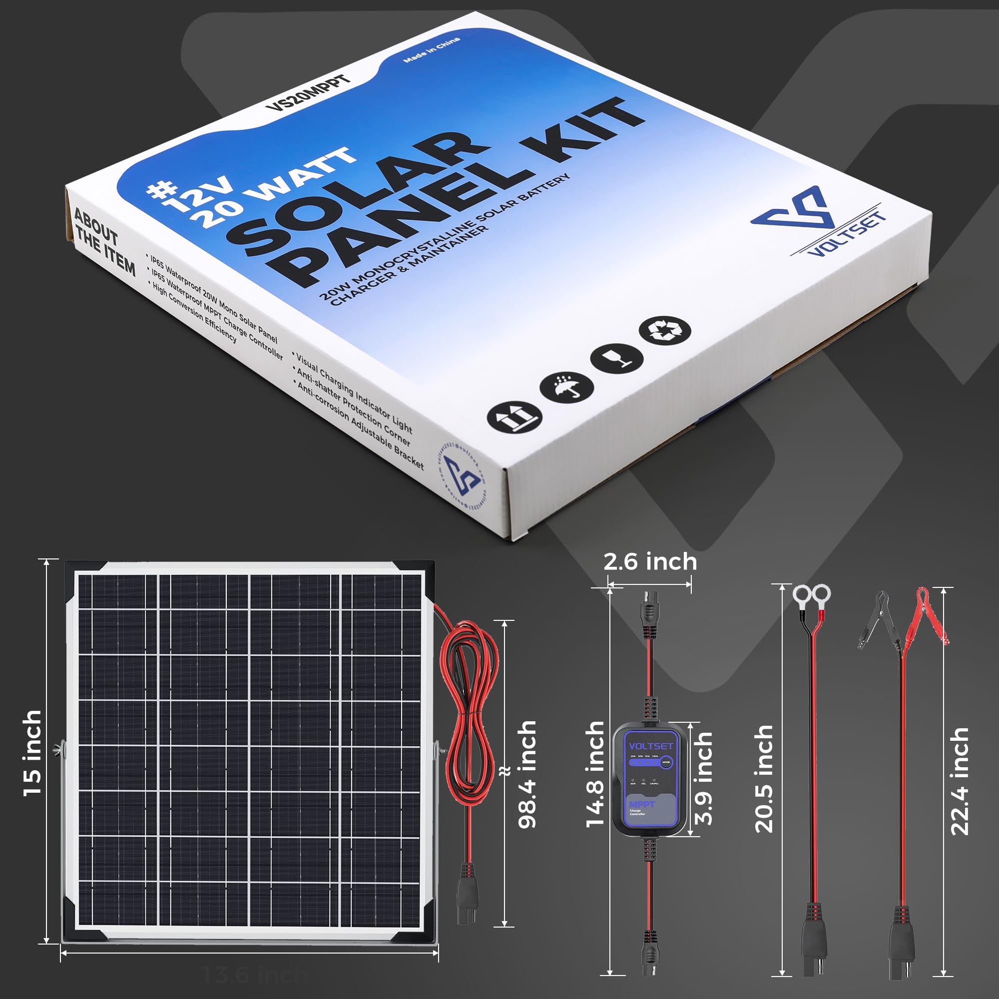 Voltset in RV setting maintaining battery health while parked for reduced maintenance