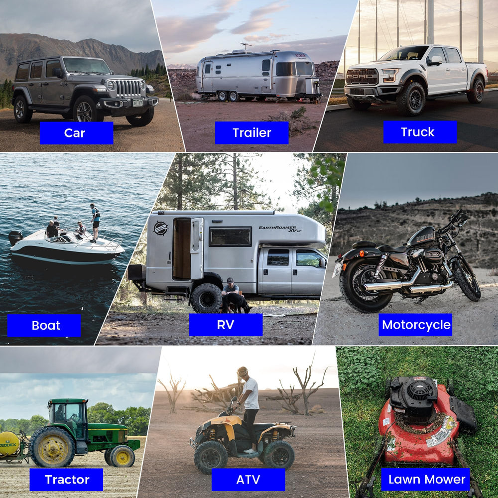 Voltset panel powering campsite gear illustrating off-grid battery maintenance convenience