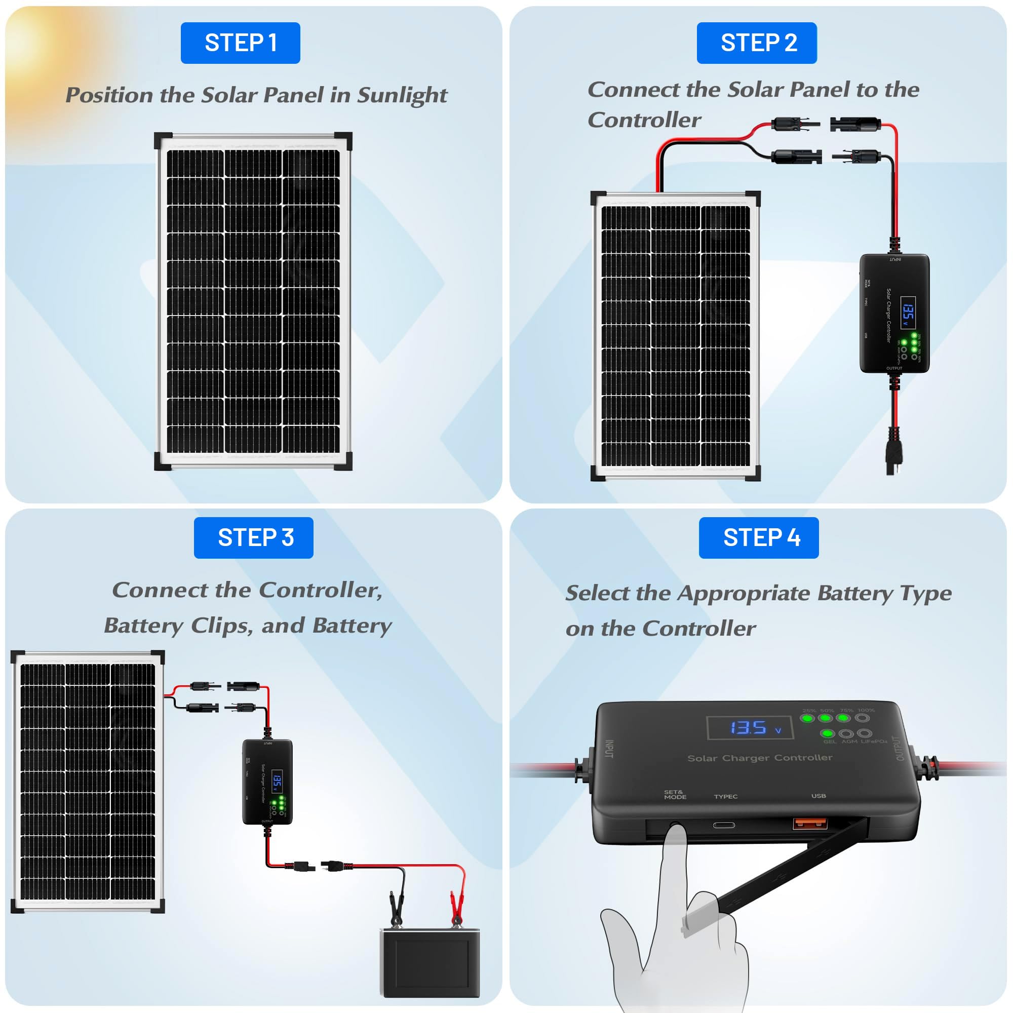 Voltset panel side profile and aluminum frame showing weatherproof durability