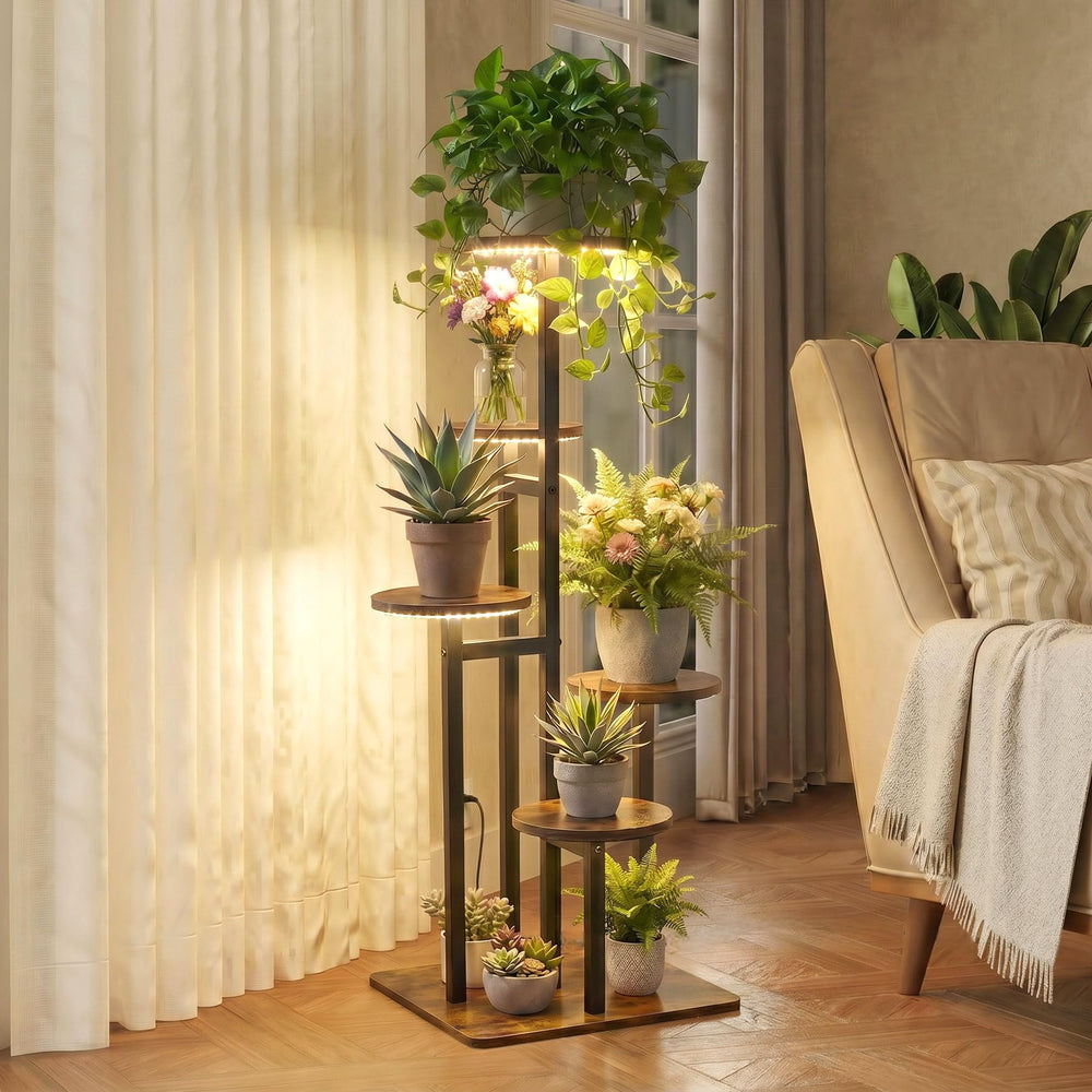 VonDream scale comparison with a common pot to illustrate shelf dimensions clearly