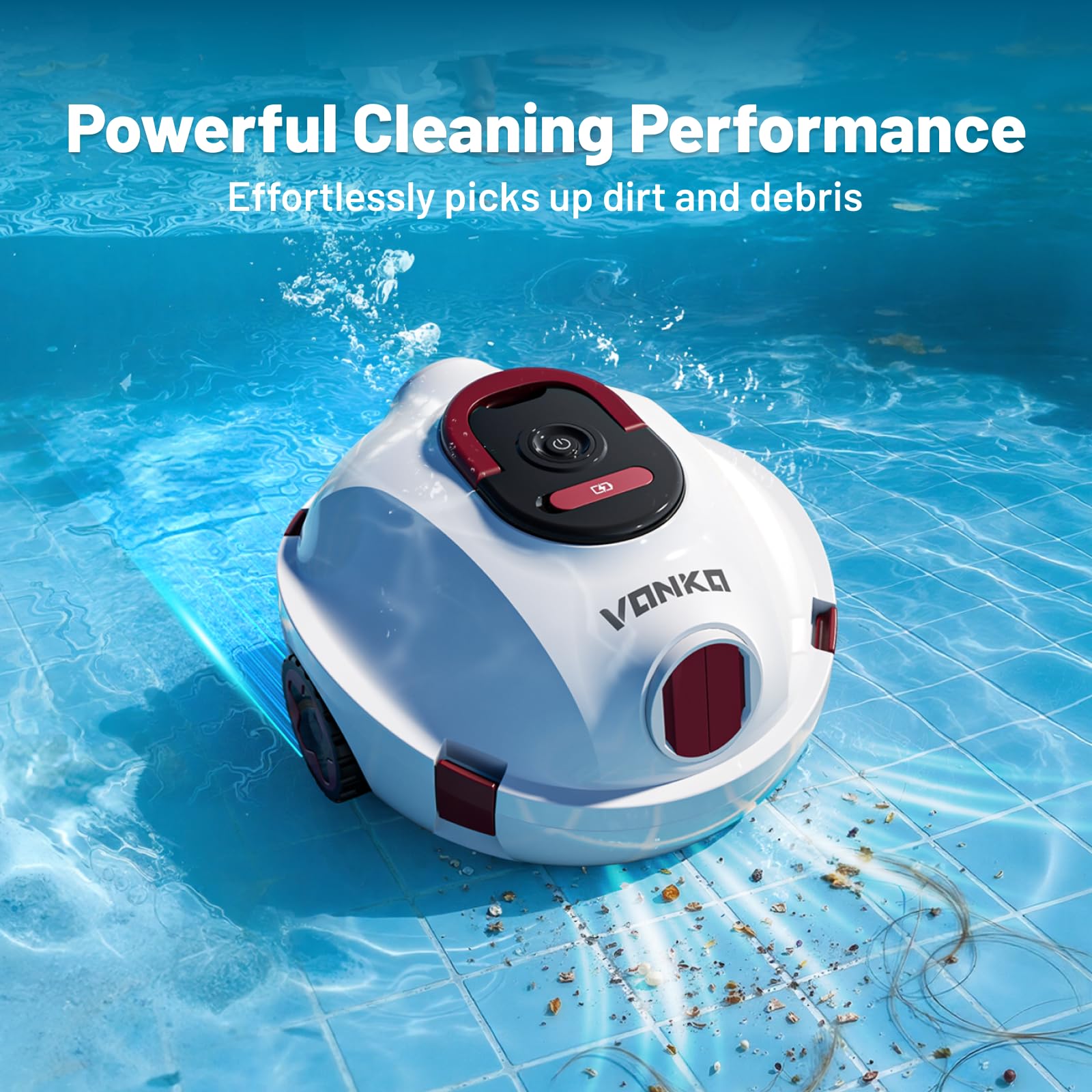 VONKO filter close-up showing multi-layer filtration for clearer water