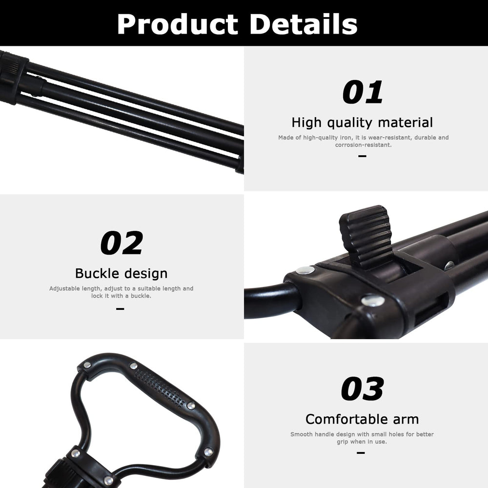 VOONKE handle grip detail showing comfortable hold and ergonomic benefit