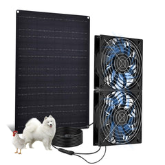 VOOTEGO front view of solar panel showing durable tempered glass and efficient design