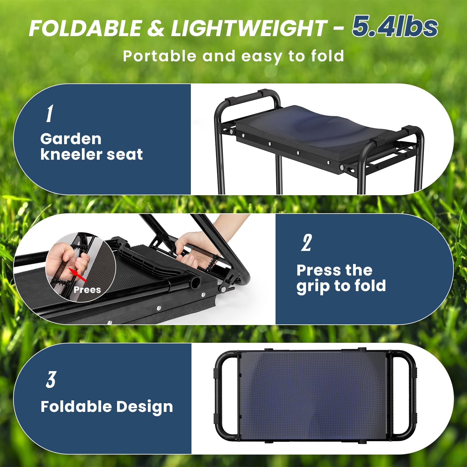 VOPEAK two large tool bags loaded for organized and efficient gardening