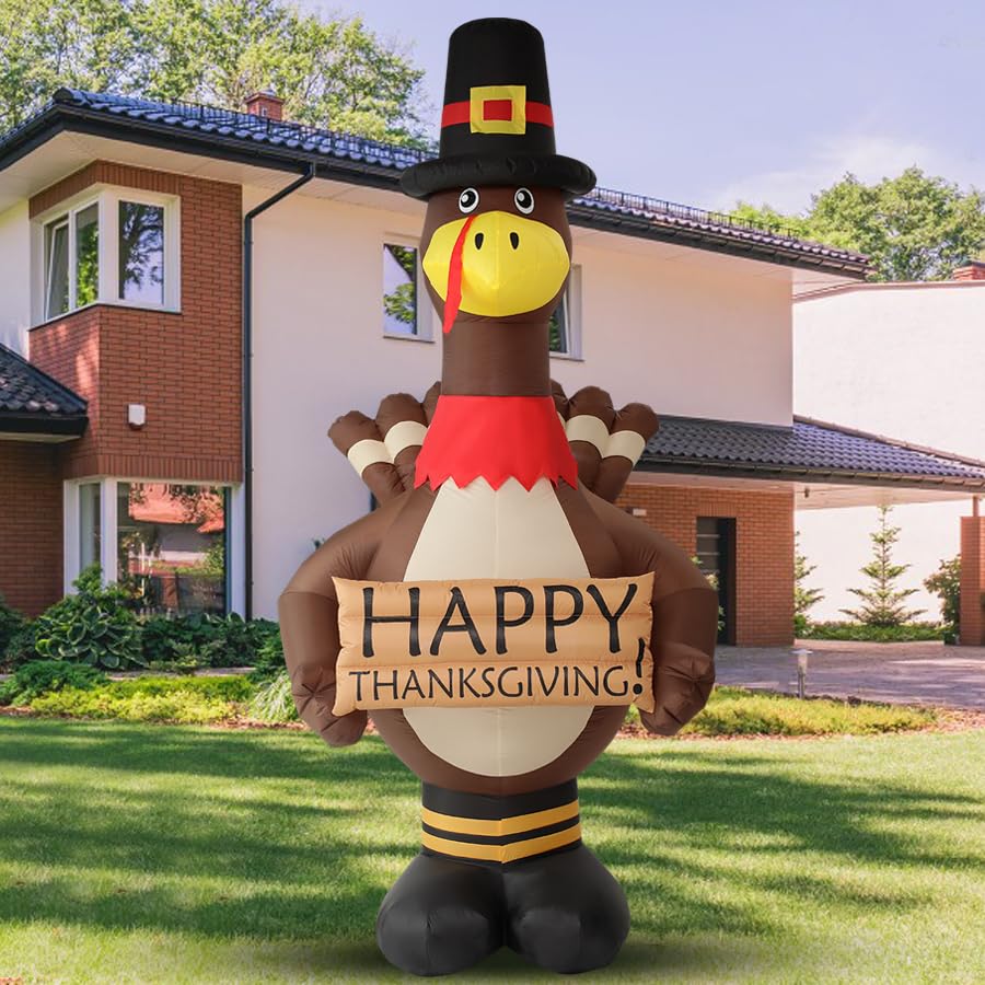 Voplintra turkey displayed on a lawn creating festive, welcoming atmosphere