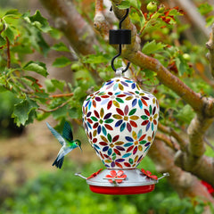 VOREEN close-up mosaic tiles show vibrant colors and detail