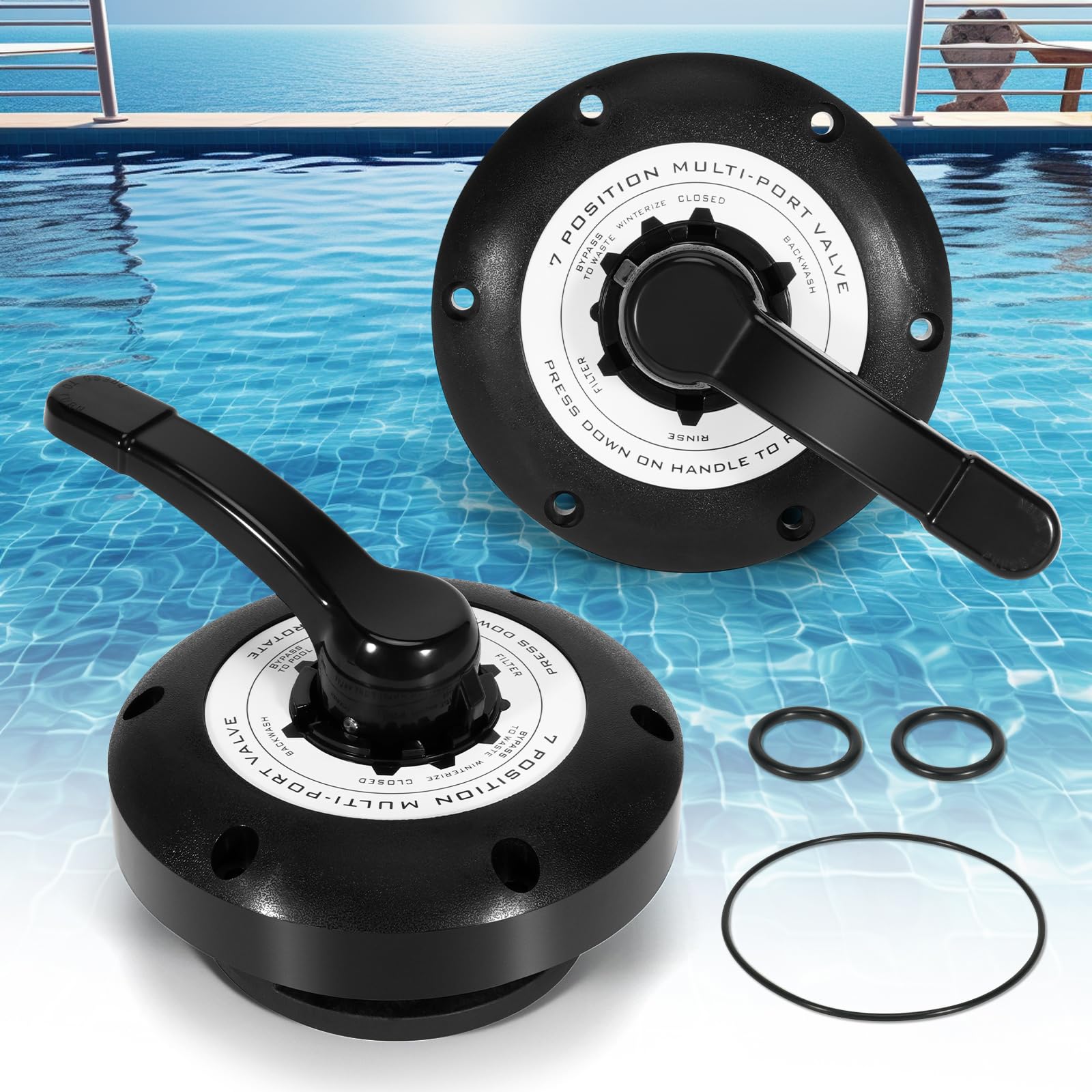 VORGENS front view valve top showing correct port layout and fit benefit