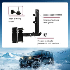 Vornalex L-shaped bracket detail with anti-slip screws for stable bracket attachment