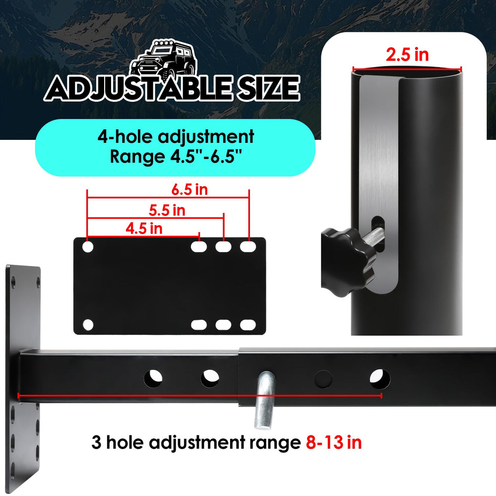 Vornalex mount installed on RV bumper demonstrating secure mounting and road readiness