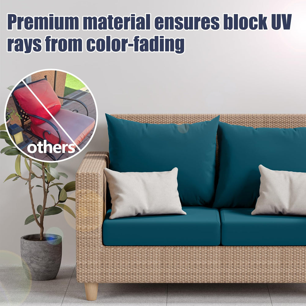 Vorshape outdoor patio scene showing covers in use and coordinated decor benefit