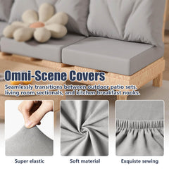 vorshape cushion covers on patio sectional protecting cushions