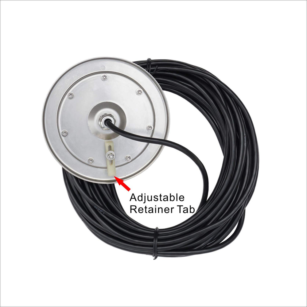 Voswitch Poolexa underwater beam demonstrating bright even illumination and safety