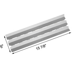 Votenli burner end detail showing gas ports and even flame distribution benefit
