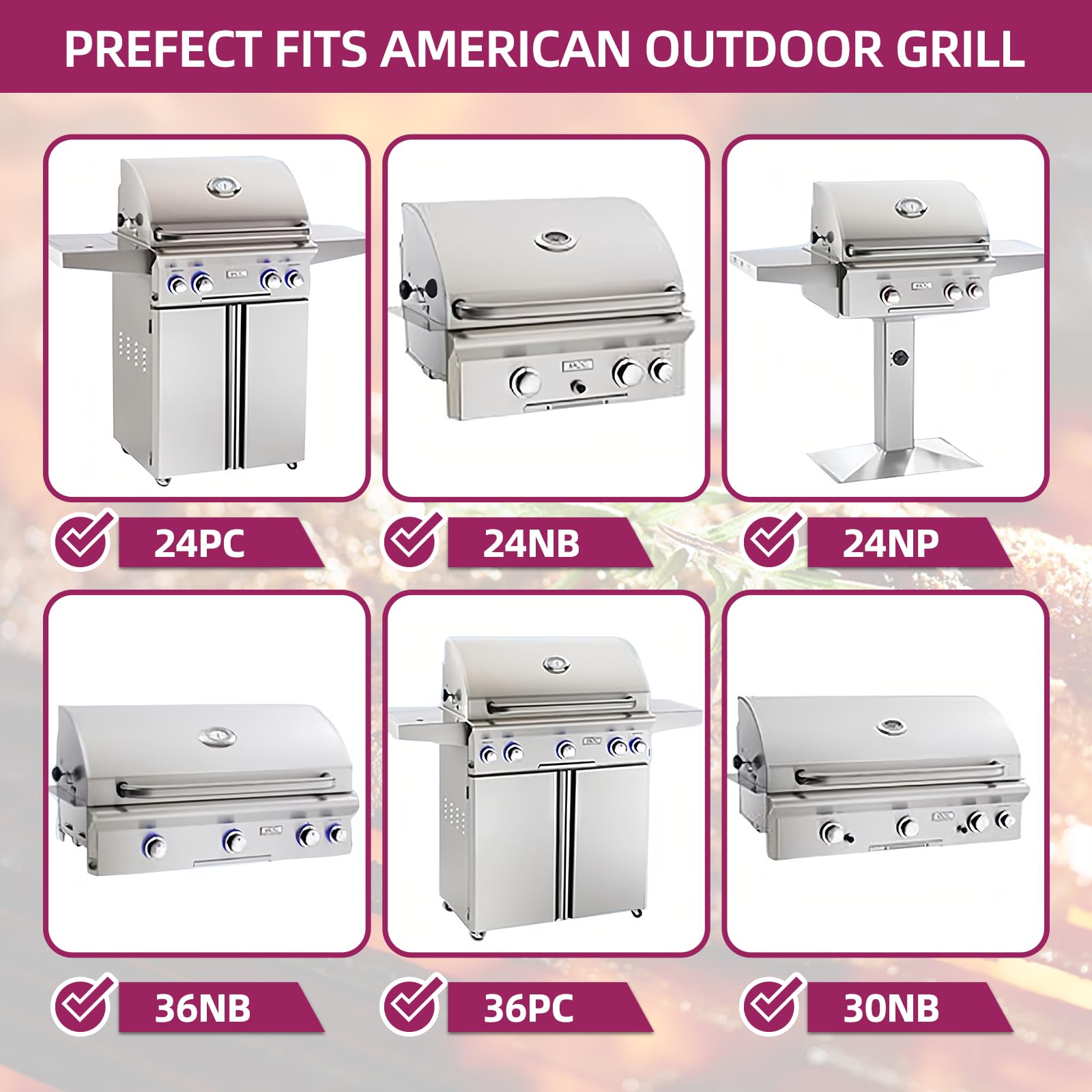 Votenli burner installed in grill restoring even heat across cooking surface