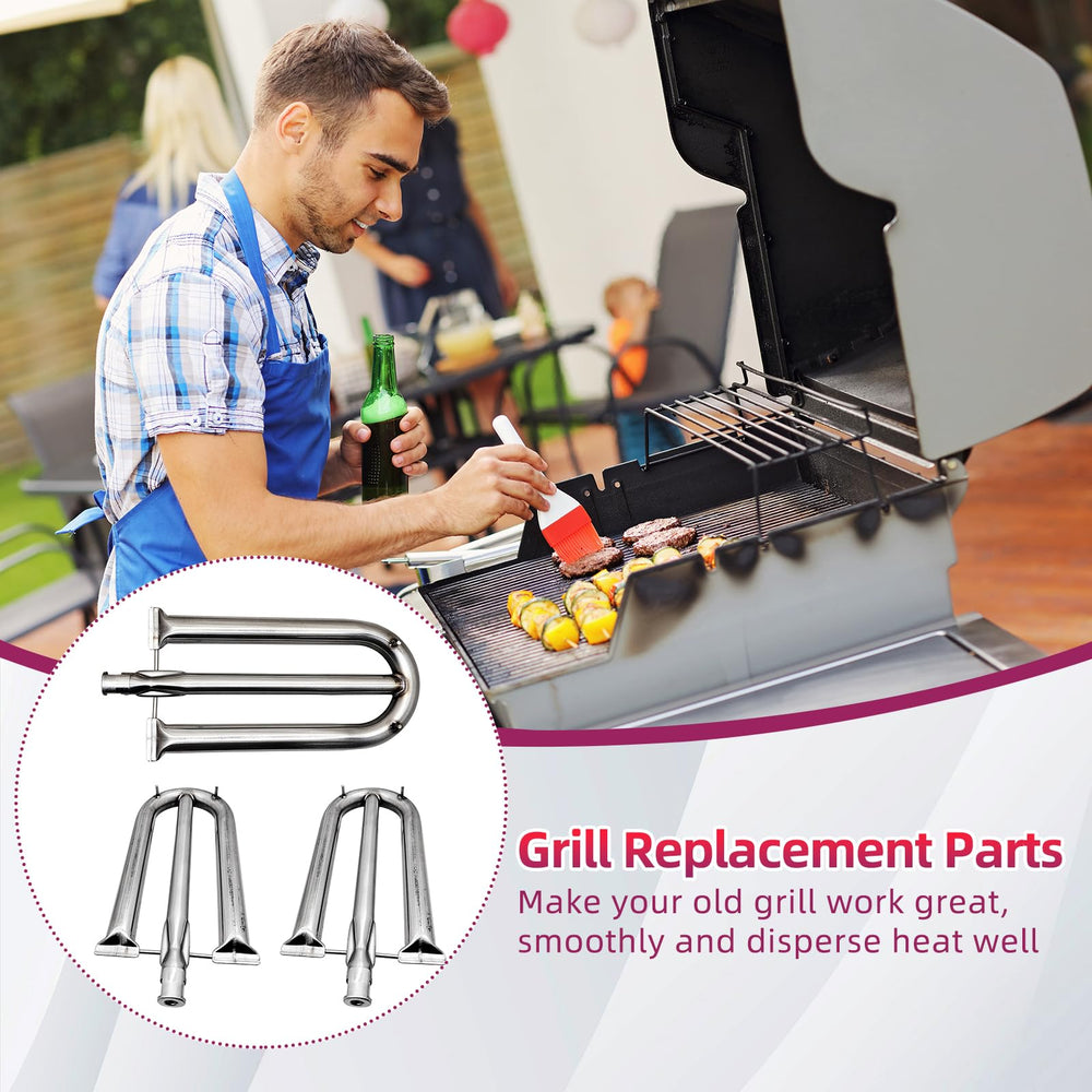 Votenli burner in backyard grill improving weekend cooking performance