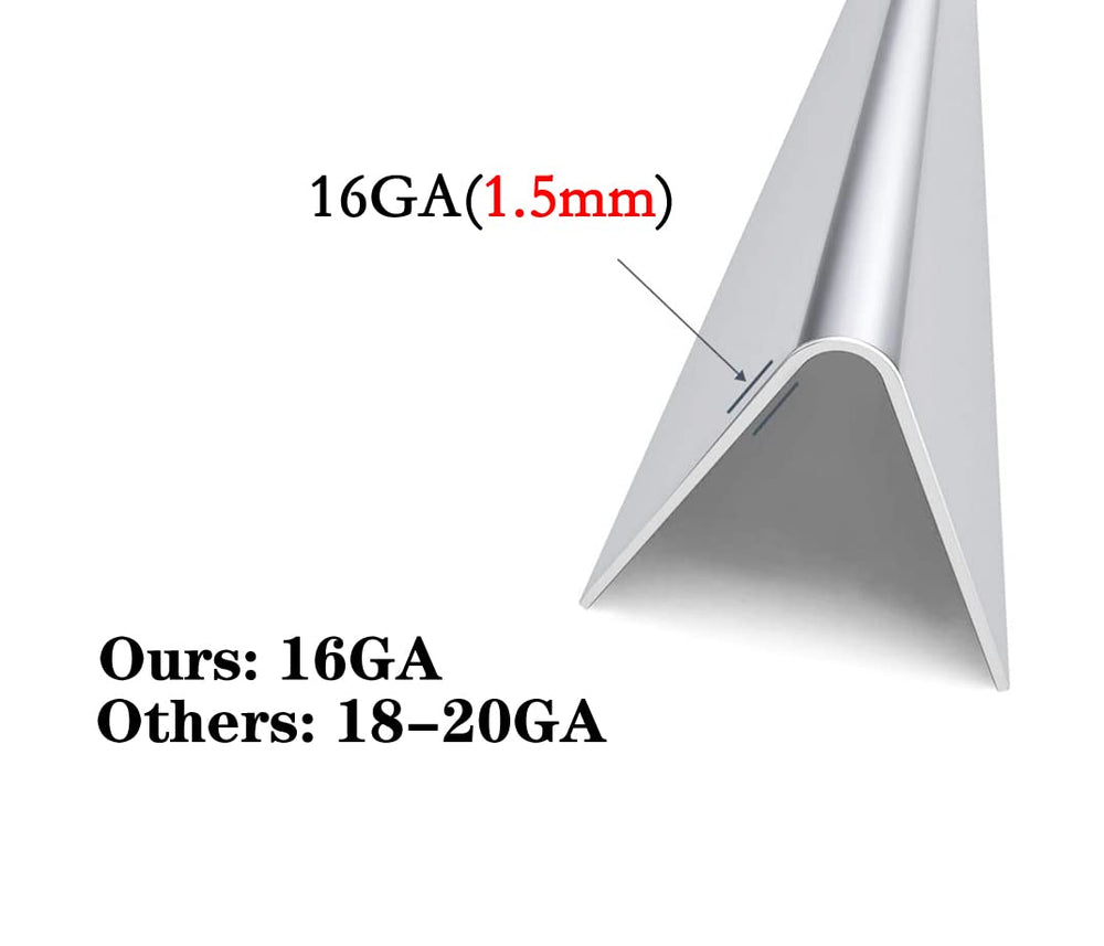 Votenli close-up of 16GA stainless steel texture for corrosion resistance