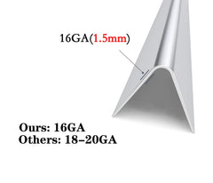 Votenli close-up of 16GA stainless steel texture for corrosion resistance