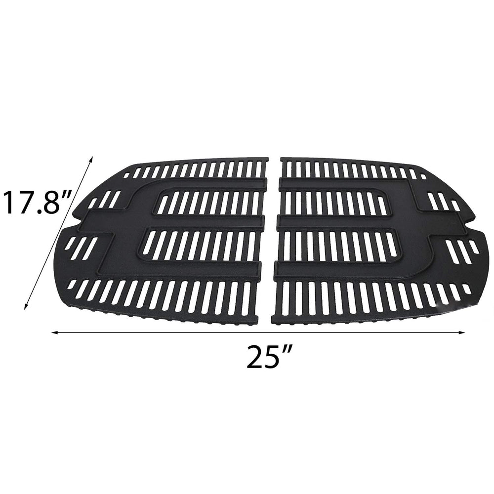 Votenli close-up of matte cast iron texture showing thick bars and seasoning-ready surface