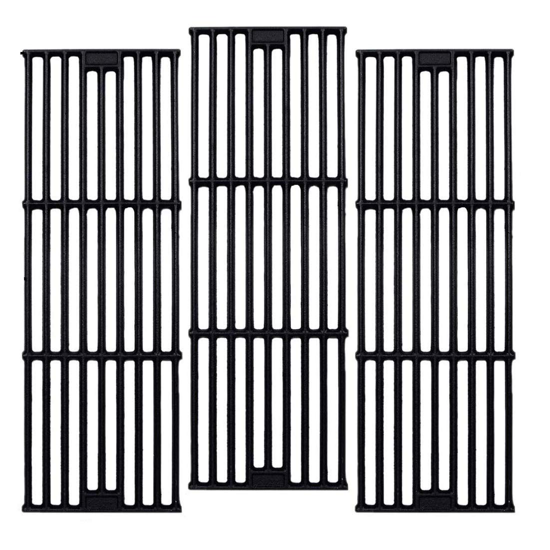 Votenli front view of three cast iron grates showing fit and finish