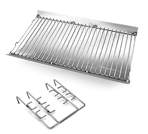 Votenli ash pan front view showing dimensions and secure fit benefits