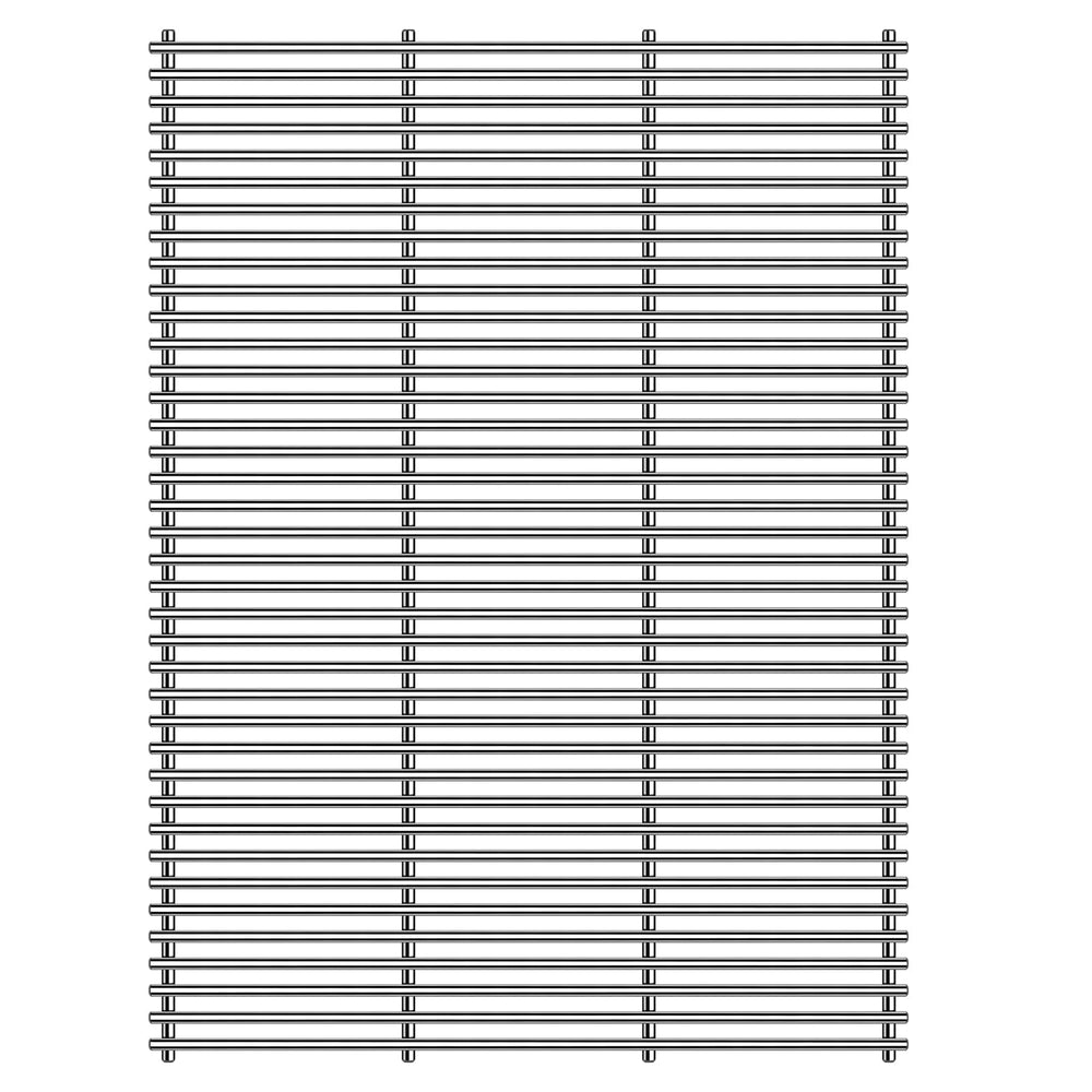 Votenli front view full-size grate showing fit and clean cooking surface