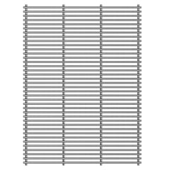 Votenli front view full-size grate showing fit and clean cooking surface