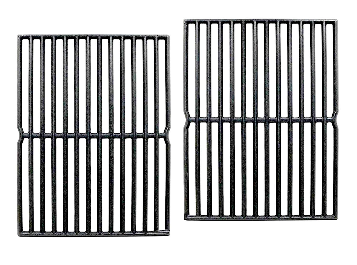 Votenli front view of two 15-inch cast-iron grates showing fit and finish