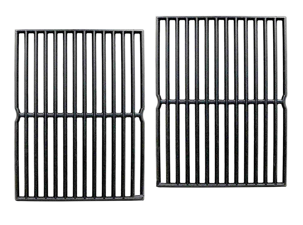 Votenli front view of two 15-inch cast-iron grates showing fit and finish