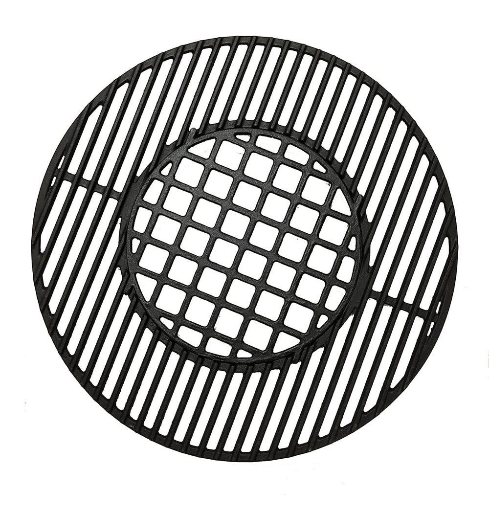 Votenli front view of cast iron grate showing sturdy construction and better heat retention