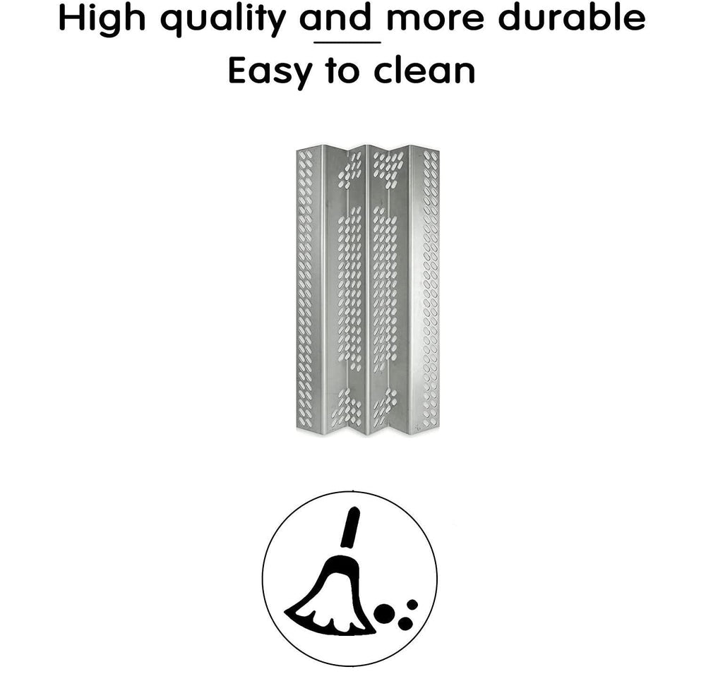 Votenli heat plate installed on grill showing even heat distribution benefit