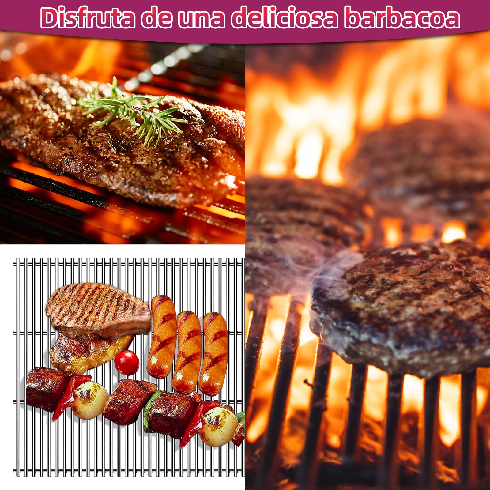Votenli on active barbecue with food showing reliable searing and grilling results