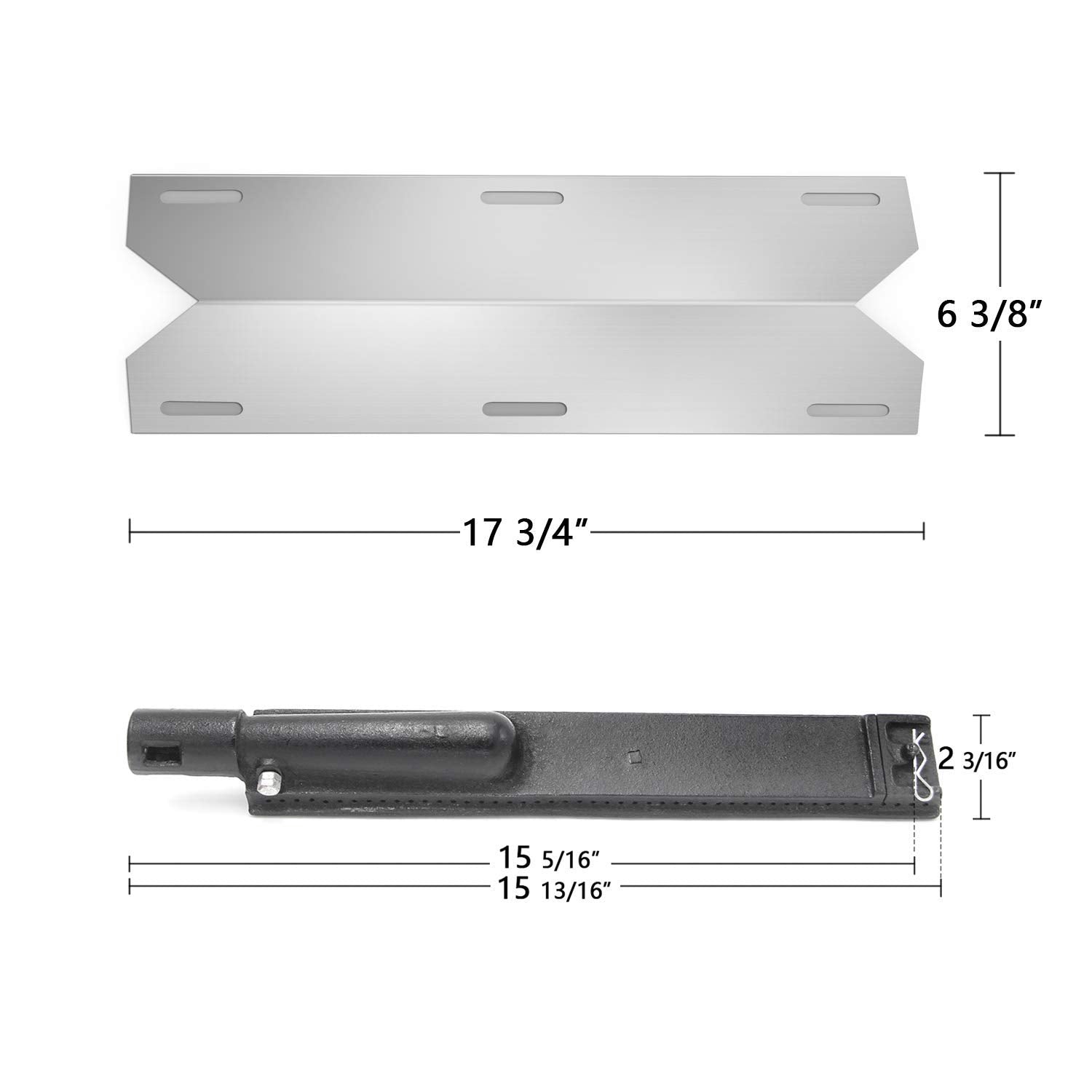 Votenli stainless steel heat plate close-up showing corrosion resistance benefit