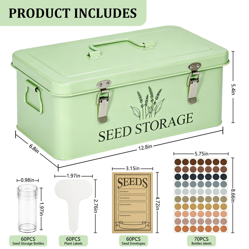 VOTMONDY open foam grid displaying 60 seed tubes held upright for safe storage