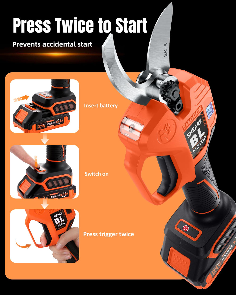 VOTREK next to a hand showing lightweight 1.81 lb scale advantage for users