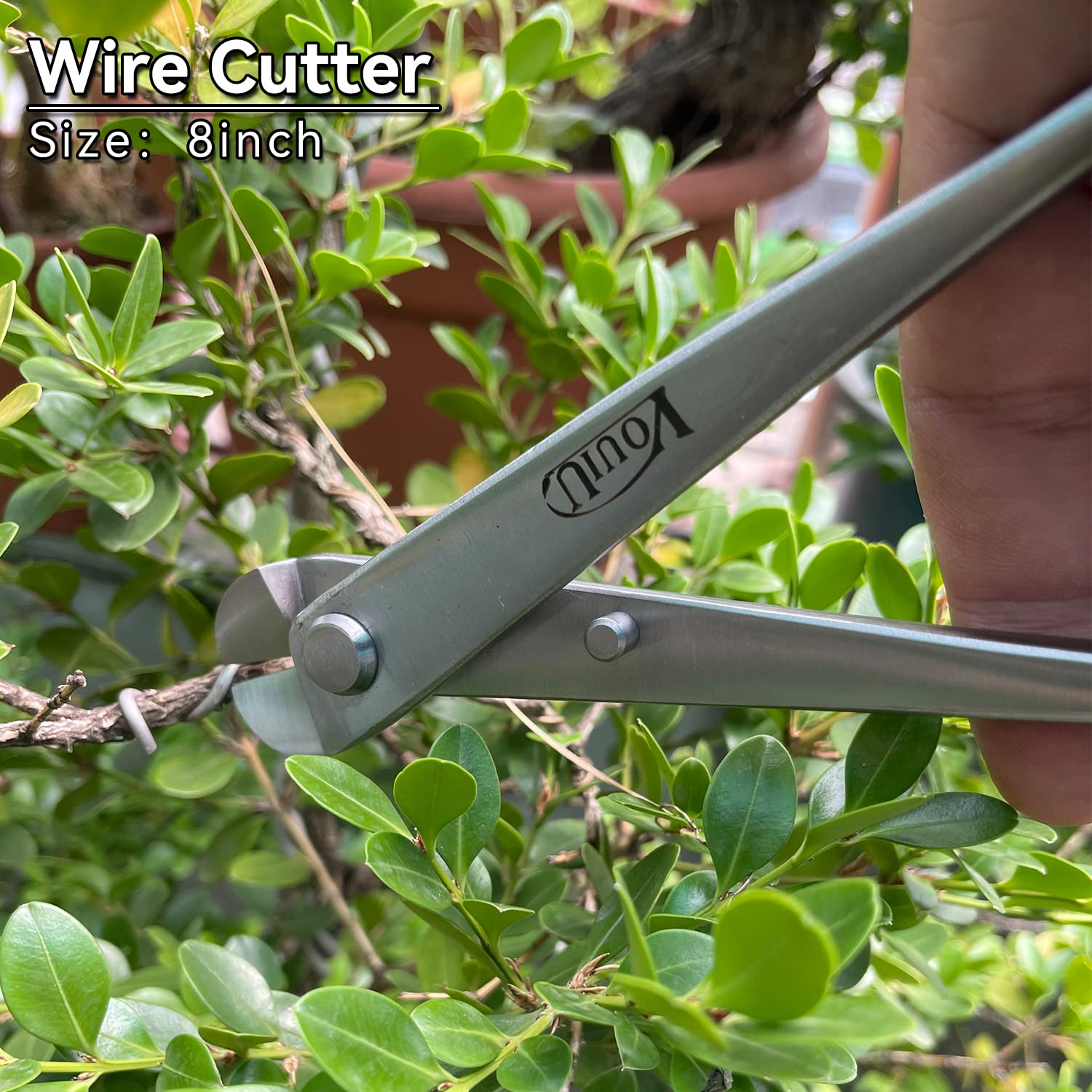 VOUIU bonsai scissors detail highlighting precise tips for fine trimming