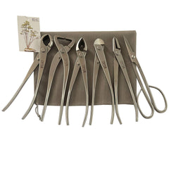 VOUIU front packaging showing full 6-piece bonsai set and clear tool selection benefit