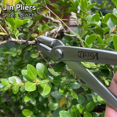 VOUIU wire cutter slicing bonsai wire cleanly to protect branches