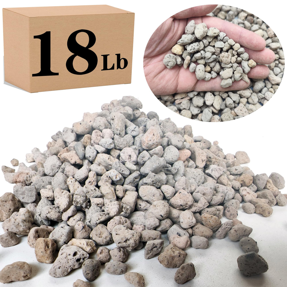 Voulosimi front packaging 18 lb showing product and weight for easy identification