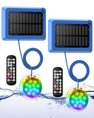 Vovamo front view of two lights showing waterproof design and balance