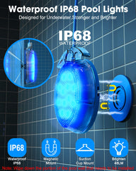 Vovamo underwater close-up showing LED lens and waterproof housing for durability