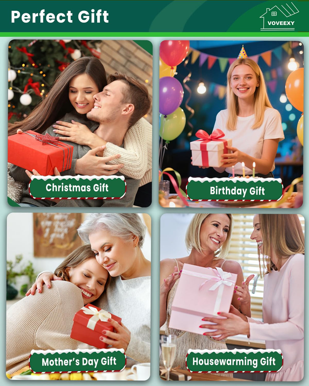 Voveexy protective packaging boxed to show safe shipping protection benefit