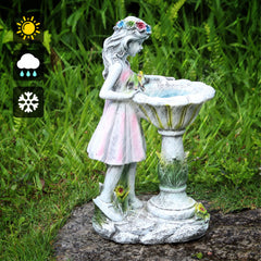 voveexy solar panel on statue top charging in daylight for energy savings